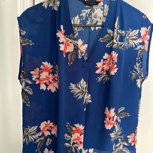 Banana Republic Floral Sleeveless Blouse